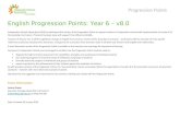 English Progression Points Year 6 DRAFT 26-30 August 2012 · Web viewEnglish progression points – Year 6 – October 2015 Progression Points Updated - October 2015 Developed using