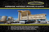 PREMIUM ASPHALT MIXING PLANTS - Deewan Equipment Plant Brochure A4 - 2019.pdfgrading accuracy and adjustable vibrators mounted outside hot and dusty enclosure for long life and easy