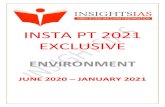 INSTA PT 2021 EXCLUSIVE (environment) - INSIGHTS IAS · 2021. 4. 17. ·  6 InsightsIAS INSTA PT 2021 EXCLUSIVE (ENVIRONMENT) NOTES 3. India's Arctic Expedition