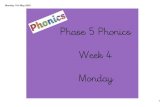 Phase 5 Phonics Week 4 Monday · 2020. 5. 7. · Phase 5 Phonics Week 4 Monday. Monday 11th May 2020 2 Good morning everyone and welcome to another brand new week of Phase 5 phonics!