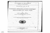 EDUCATION IN° 1924-1926 · 9. DEPARTMENTOF THE I IOR BUREAU OFEDUCATION fi.4 MULLETIN,1927, No. 28 f. o NURSERY:KINDERGARTEN-PRIMAAY EDUCATIONIN°1924-1926.Fd MARY DABNEYDAVIS SPECIALIST