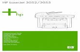 HP LaserJet 3052/3055h10032.ventilatiegaten niet zijn geblokkeerd en of alle kleppen kunnen worden geopend. Preparar a localização. Coloque o produto multifunção em uma superfície