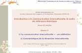 Introduction à la communication interculturelle: le cadre de ...semioweb.msh-paris.fr/escom/ressources_enligne/...MAGistère Communication Interculturelle de l’Inalco (Mag-C2I)