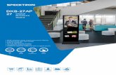 Digital Brochure Stand - SPECKTRON · 2020. 3. 18. · FULL HD SLEEK DESIGN USB CONNECTIVITY MULTI TOUCH DKB-27AP Digital Brochure Stand 27” PCAP 10 point multi-touch interactive