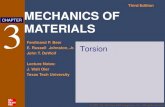 Third Edition MECHANICS OF MATERIALS 212/icerik/3_torsion_2017_spring.pdfMECHANICS OF MATERIALS Edition Beer • Johnston • DeWolf 3 - 24 Example 3.08/3.09 A solid circular shaft