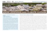 SNOW LEOPARDS AND CLIMATE CHANGE - CMS · 2020. 2. 6. · English: Snow Leopard French: Panthère des neiges Spanish: Pantera de las nieves The Snow Leopard, Uncia uncia, is a powerful