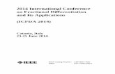 2014 International Conference on Fractional Differentiation and …toc.proceedings.com/24206webtoc.pdf · 2015. 2. 19. · fractional dispersion equation model for sediment suspension