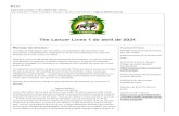 The Lancer Lines 1 de abril de 2021 - SLCUSD Lines 4-2... · 2021. 4. 2. · Back Lancer Lines 1 de abril de 2021 John Calandro • Hace 2 minutos • Jueves, 1 de Abr a las 5:20