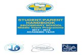 MIRAS INTERNATIONAL SCHOOL · 2020. 1. 15. · MIRAS International School, Almaty Student Parent Handbook for Secondary 2 STUDENT PARENT HANDBOOK Dear Parents and Students It is a
