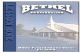BIBLE FOUNDATION COURSE CONTENT DESCRIPTIONstorage.cloversites.com/bethelbiblical/documents/Fndn... · 2016. 5. 1. · Prince’s Self-Study Bible Course [P.O. Box 19501, Charlotte,