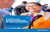 Report 2019/2020 · Metro Trains Melbourne (Metro) takes this opportunity to share its corporate responsibility and sustainability approaches and activities with the communities it