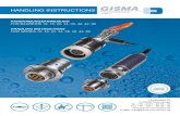 Handling instructions - GISMA Steckverbinder€¦ · bulkhead receptacles e.g. with GISMA-FETT LP 430 (strongly recommended at stainless steel and titanium threads). After mounting