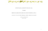 INSTALLATION MANUAL FOR ROCK KRAWLER SUSPENSION, INC.pureperformancegroupinc.com/hosted/directions/JL_XF_MID.pdf · 2018. 5. 1. · INSTALLATION MANUAL FOR ROCK KRAWLER ... ARM SYSTEMS