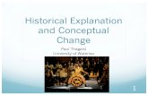 Historical Explanation and Conceptual Changecogsci.uwaterloo.ca/Lectures/historical.helsinki.2016.pdf · Example: being happy to be in Helsinki = bind (Helsinki, appraisal, physiology)