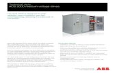 Technical data ACS 2000 medium voltage drives · 2017. 8. 11. · Technical data ACS 2000 medium voltage drives Key product features – Suitable for use with or without an input