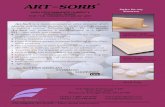 ART-SORB - University Products...Table of Contents General • Cover Page - Color Flier with Overall Features of Art-Sorb. Introductory Letter, and Contact Information Technical Information