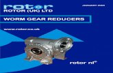 WORM GEAR REDUCERS · 2020. 1. 9. · Worm reducers with input shaft MRT.. Motor ready worm reducers (2 or 3 input flanges available with each gear reducer to accommodate various