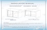 INSTALLATION MANUAL...2020/12/30  · INSTALLATION MANUAL R WOODBRIDGE 2 IMPORTANT •WoodBridge reserves the right to alter, modify, or redesign products at any time without prior