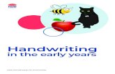 Handwriting a Guide for Parents · 2020. 11. 3. · handwriting In order to support handwriting development, teachers engage students in a range of fine motor activities to strengthen