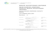 NEAR SURFACE DISPOSA L FACILITY WASTE ACCEP TANCE …...NEAR SURFACE DISPOSA L FACILITY WASTE ACCEPTANCE CRITERIA 232 -508600 -WAC -003 REV. 4 PAGE 10 OF 42 3. PHYSICAL PROPERTIES