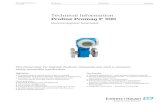 Proline Promag P 300 - Flowquip · 2020. 9. 24. · Proline Promag P 300 6 Endress+Hauser Measuring system The device consists of a transmitter and a sensor. The device is available
