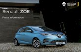 New Renault ZOE€¦ · Renault ZOE: at a glance 3. The Renault ZOE is now better than ever, with the third-generation model offering increased power and range, a host of technological