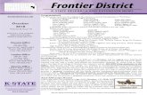FRONTIER DISTRICT 4-H CALENDAR - Kansas State University...Pick Up State Fair Exhibits and Premium Money The Kansas 4 Frontier District 4-H Members should pick up KSF exhibits in the