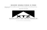 ROOM ANALYZER II PRO - XTZ...About XTZ Philosophy Our reference and starting point is to reproduce a natural sound, but we still pay attention to the fact that sound is a personal
