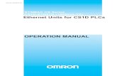 OPERATION MANUAL - myOMRON CS...Instructions Reference Manual (W340) to perform pro-gramming. W336 CS1W-SCB21/41 CS1W-SCU21 CJ1W-SCU41 Serial Communica-tions Boards and Serial Communica-tions