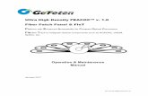 Go!Foton - Ultra High Density PEACOC™ v. 1.0 Fiber Patch ......4 GFT‐N‐8‐10‐10000‐PCOC Rev. 01 1. General Principles for PEACOC Operation The Go!Foton PEACOC Patch Panel