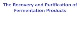 The Recovery and Purification of Fermentation Products Uploads... · 2020. 4. 22. · collectors. PRECIPITATION ... Polyelectrolytes are polymers whose repeating units bear an electrolyte