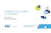 LPWAN (LTE & LoRa IoT Solutions...• LTE-M Modem Shield • Avnet designed Arduino shield format • Based on Quectel BG96 LTE-M / NB-IoT modem • Supports both SIM and eUICC options