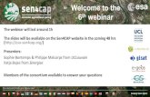 Welcome to the 6th webinaresa-sen4cap.org/sites/default/files/Sen4CAP_Webinar6_12... · 2021. 1. 13. · ESA UNCLASSIFIED - For Official Use 6. th. Sen4CAP Webinar, 12 January 2020.