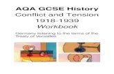 Conflict and Tension 1918-1939...1918-1939 Workbook 2 Part One: Peacemaking The Aims of the Big Three L/O: To know what each of the victorious countries in WWI hoped to achieve at
