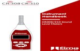 Instrument Handbook - Noise Measurement Instruments · 12 CR:308 & CR:310 sound level meters - instrument handbook 13 CR:308 & CR:310 sound level meters - instrument handbook 6.3