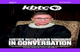 JUSTICE RUTH BADER GINSBURG IN CONVERSATION · 2020. 12. 7. · Deepak Chopra’s The Spiritual Laws of Success, Henry Louis Gates, Jr.’s Uncovering America and Justice Ruth Bader