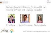 Evolving Graphical Planner: Contextual Global Planning for Vision …zhiweid/pdfs/Princeton... · 2021. 4. 23. · Vision-and-Language Navigation Task Unseen environment Evolving