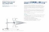 VHF/UHF Antennas R&S®HL562E ULTRALOG R&S ......The R&S®HL562E combines the characteristics of a biconi-cal and a log-periodic antenna. The log-periodic part of the antenna is V-shaped