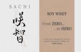 S A C H I · 2019. 11. 21. · Soy whey is a by-product of the tofu production process In Singapore, a small tofu factory alone produces around 3,000 litres of soy whey daily. •