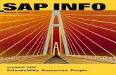 Quickguide EN5 11 04 · SAPINFO mySAP ERP Extendability, Resources, People QUICK GUIDE3/2003 MAT.NR.: 500 622 66 ISSN 1619-8220 SAP and ERP