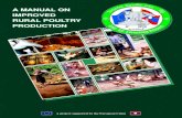 A MANUAL ON IMPROVED RURAL POULTRY PRODUCTIONfarmersmarket.co.tz/.../2018/08/Guide-on-Rural-Poultry-.pdf · 2018. 8. 17. · Fowl Cholera (or pasteurellosis) ... poultry feed is needed