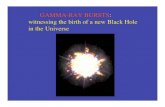GAMMA-RAY BURSTS: witnessing the birth of a new Black Hole … · 2008. 8. 20. · referred to the class of long-duration Gamma-ray bursts. Since the Beppo-SAX satellite did not trigger