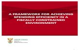 A FRAMEWORK FOR ACHIEVING SPENDING EFFICIENCY IN A ... framework - consolidated (2).pdfA framework of achieving spending efficiency in a fiscally constrained environment 4 Inattention