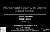 NOC21-CS28 Privacy and Security in Online Course on ...Apple CEO Steve Jobs resigns 158,816 Steve Jobs, Tim Cook, Apple CEO US Downgrading 148,047 S&P, AAA to AA Hurricane Irene 90,237