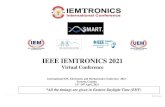 Virtual Conference - IEMTRONICS 2021...Alexander Janampa-Espinoza (Facultad de Ingeniería, Universidad Tecnológica del Perú, Peru); Jorge Gonzáles (Facultad de Ingeniería, Universidad