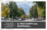 El paso county 2021 reappraisal…...in El Paso County showed a very slight increase in two subclasses and a very slight decrease in two subclasses with an average decrease of –1%.