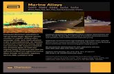 Marine Alloys - Thomasnetcdn.thomasnet.com/ccp/10111136/202599.pdf · 2015. 4. 14. · Aluminum Alloys for Marine Applications 5059 Aluminum Alloy A relatively new alloy similar to
