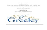 CITY OF GREELEY INVITATION FOR BID Bellvue Water Treatment … · 2020. 7. 27. · Bellvue WTP Boyd Lake WTP Primary Contact (plant supervisor) Andrew Kabot Jason Clark WTP Address