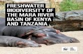 FRESHWATER BIODIVERSITY OF THE MARA RIVER ......The Mara River is a transboundary river, shared between Kenya and Tanzania, and it provides the ecosystem services that underpin the