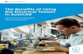 The Benefits of Using the Electrical Toolset in AutoCAD...THE BENEFITS OF USING THE ELECTRICAL TOOLSET IN AUTOCAD® | 5 The same tasks were completed up to 95% faster on average using